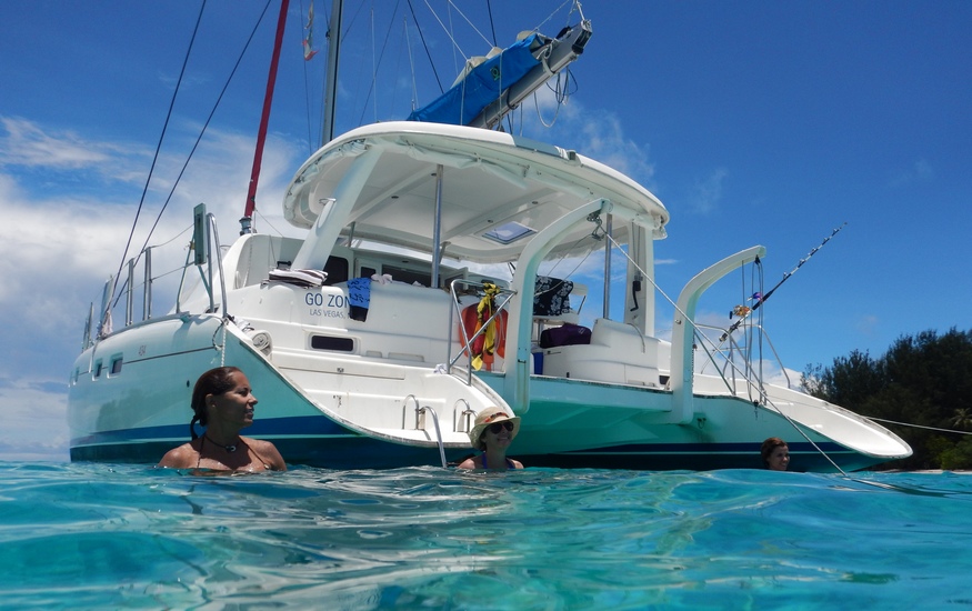 location catamaran tahiti avec skipper